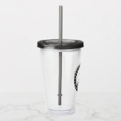 Daisy Peace Symbol Acryl Drinkbeker (Rechts)