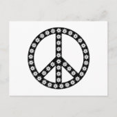 Daisy Peace Symbol Briefkaart (Voorkant)