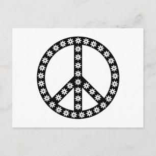 Daisy Peace Symbol Briefkaart