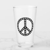 Daisy Peace Symbol Glas (Voorkant)