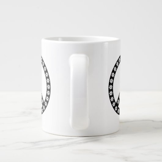 Daisy Peace Symbol Grote Koffiekop (Achterkant)