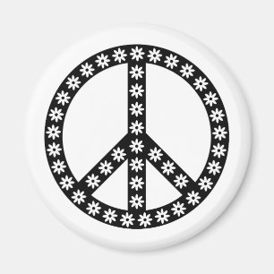 Daisy Peace Symbol Magneet