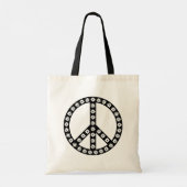 Daisy Peace Symbol Tote Bag (Achterkant)