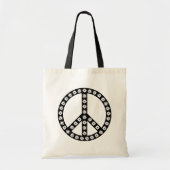 Daisy Peace Symbol Tote Bag (Voorkant)