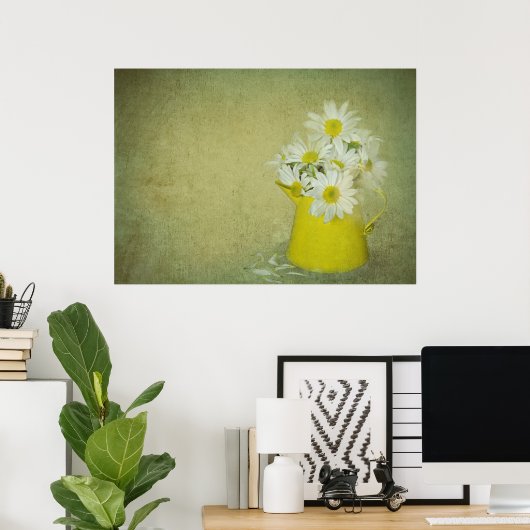 Daisy Petals Poster (Thuiskantoor)
