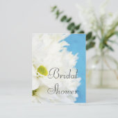 Daisy Photo Bridal Shower Invitation Kaart (Staand voorkant)