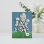 Daisy Picking Robot Briefkaart (Staand voorkant)