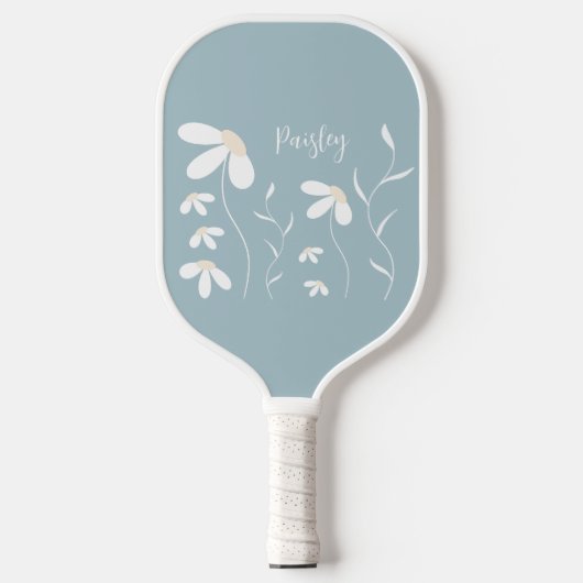 Daisy Pickleball Paddle - Floral Botanical Green (Voorkant)