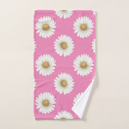Daisy Pink Bad Handdoek (Handdoek)