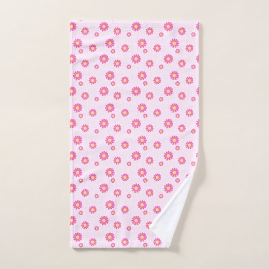 Daisy Pink Bad Handdoek (Handdoek)