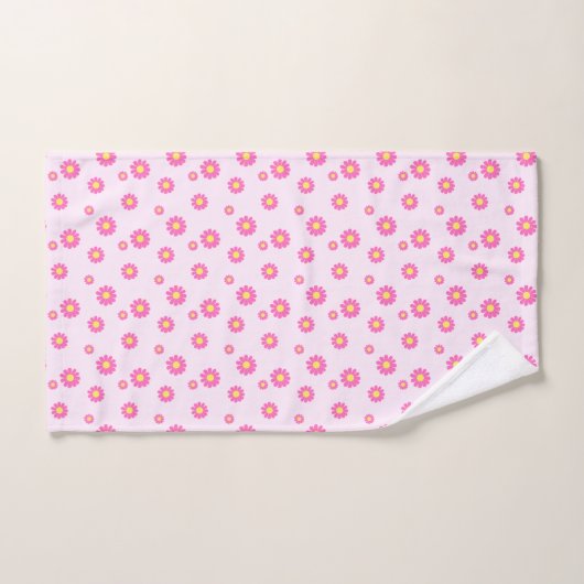 Daisy Pink Bad Handdoek (Handdoek)