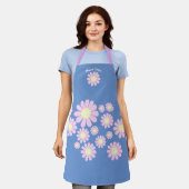 Daisy Pink Blue Schort (Gedragen)