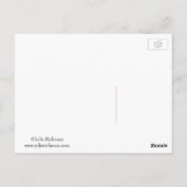 Daisy Pink Flower Briefkaart (Achterkant)