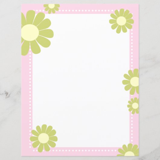 Daisy Pink Green (Voorkant)