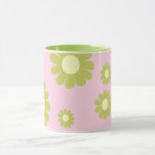 Daisy Pink Green Mok (Midden)