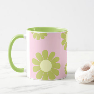 Daisy Pink Green Mok