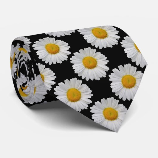 Daisy Polka Dot Close Samen Stropdas (Opgerold)