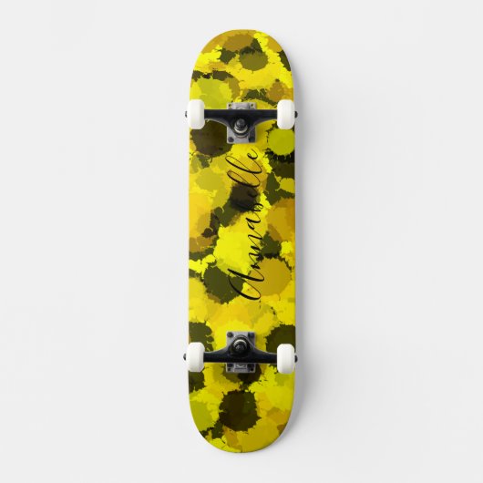 Daisy Pop Art Skateboard (Voorkant)