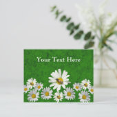 Daisy postcard template briefkaart (Staand voorkant)