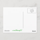 Daisy postcard template briefkaart (Achterkant)