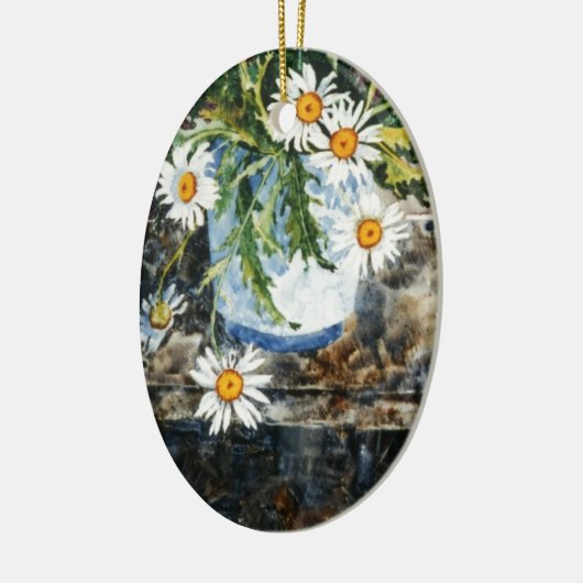 "Daisy Pot" Floral Ornament (Links)