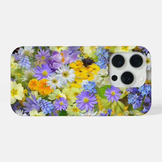 Daisy ,Primrose, Daffodil Flowers iPhone Hoesje (Achterkant horizontaal)