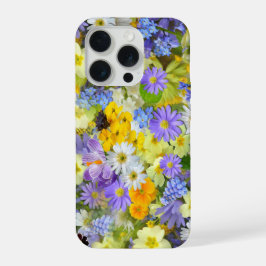 Daisy ,Primrose, Daffodil Flowers iPhone 15 Pro Case