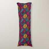 Daisy Print Cozy Home Romantische Wig Lichaamskussen (Voorkant Verticaal)