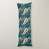 Daisy Print Home Styling Coastal Memory Foam Lichaamskussen (Achterkant (Verticaal))
