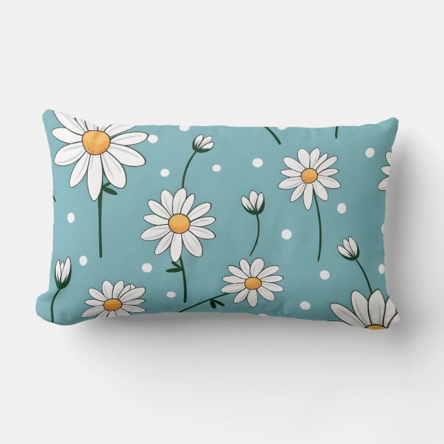 Daisy Print Kussen (Voorkant)