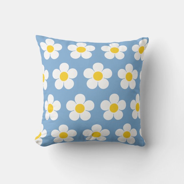 Daisy Print Kussen (Voorkant)
