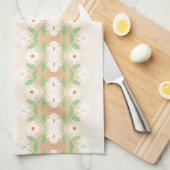  Daisy Print Theedoek (Quarter Fold)