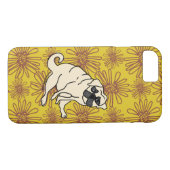 Daisy Pug Phone Hoesje (Achterkant (Horizontaal))