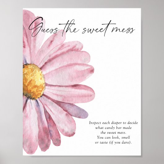 Daisy - raad de zoete puinhoop poster (Voorkant)