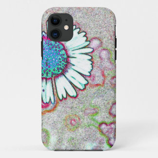 Daisy Rainbow Hot Pink Aqua Blue Colorful Case-Mate iPhone Case