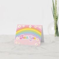 Daisy Rainbow Retro Verjaardag