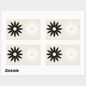 Daisy Rectangle Sticker (Vel)