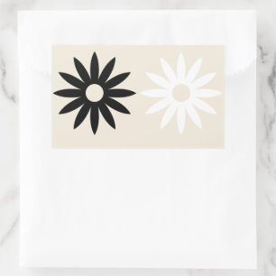 Daisy Rectangle Sticker