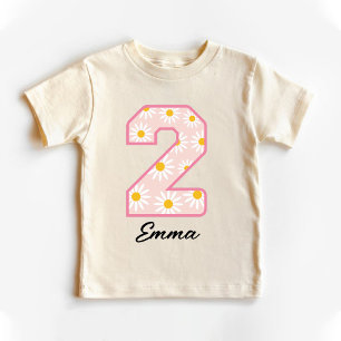 Daisy Retro 2e verjaardag Kinder Shirts