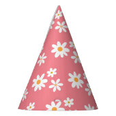 Daisy Retro birthday party hats Feesthoedjes (Links)