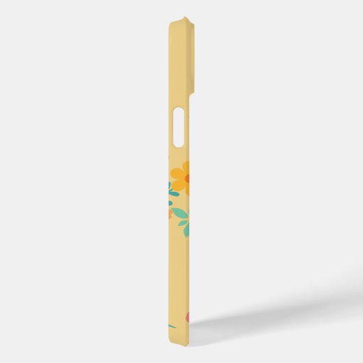 Daisy Retro Bouquet in Geel Case-Mate iPhone Case (Achterkant / Rechts)