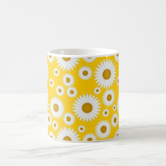 daisy retro sunshine yellow mok (Center)