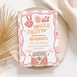 Daisy & Retro Van Pastel Groovy Verjaardagsfeest Kaart