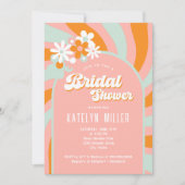 Daisy Retro Vrijgezellenfeest Kaart (Voorkant)