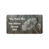 Daisy Return Address Labels (Voorkant)