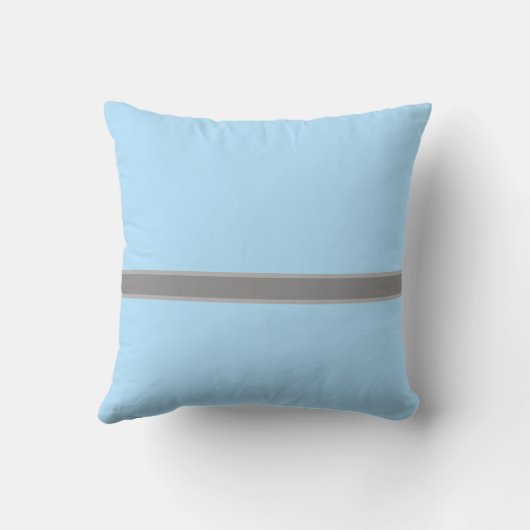 Daisy Ribbon Blue Wedding Jubileum Sierkussen (Achterkant)