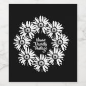 Daisy Ring, voeg detail wijnlabel toe Wijn Etiket (Enkel label)