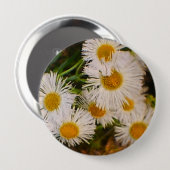Daisy Ronde Button 4,0 Cm (Voorkant /achterkant)