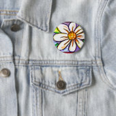 Daisy Ronde Button 5,7 Cm (In situ)