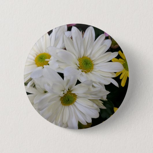 Daisy Ronde Button 5,7 Cm (Voorkant)